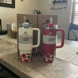 Stanley red and cream lunar new year 30oz