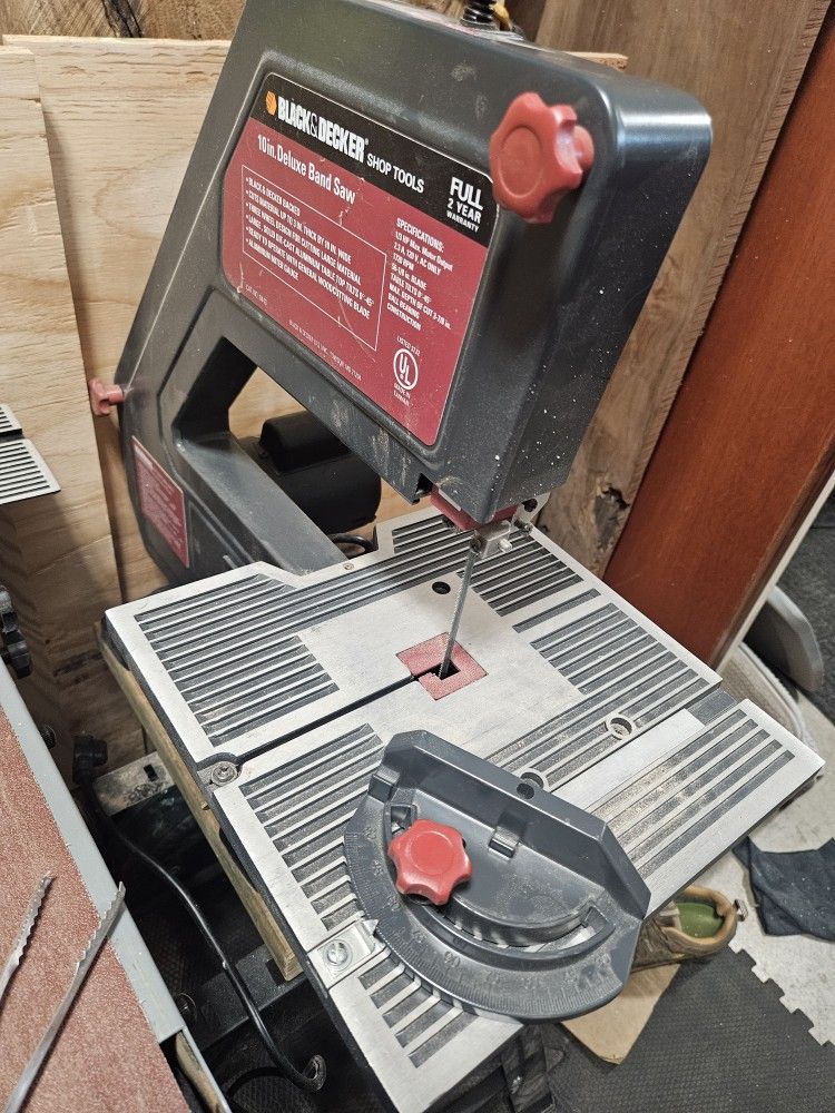 10" Deluxe Bandsaw [Benchtop] Owned 1 Year- Used Once - Including Extra Blades