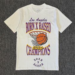 BORN X RAISED LAKERS TEE SIZE SMALL
