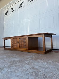 Mid century modern walnut coffee table