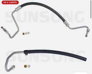 Power Steering Pressure And Return Hose Line