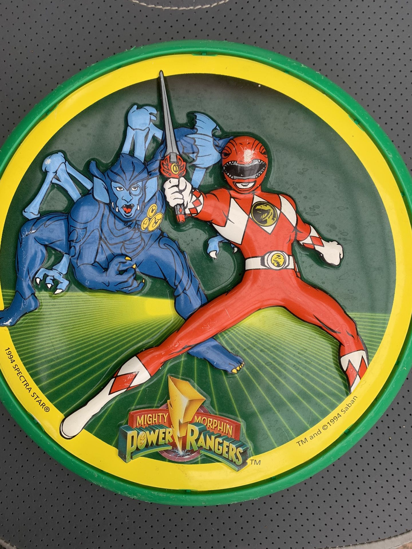 Power Ranchers Frisbee Vintage