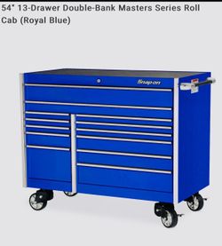 Snap-on Masters Series 54” 13-Drawer Double-Bank Roll Cab KRL1022DPCM