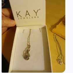 Kay Jewelers Silver Necklace 