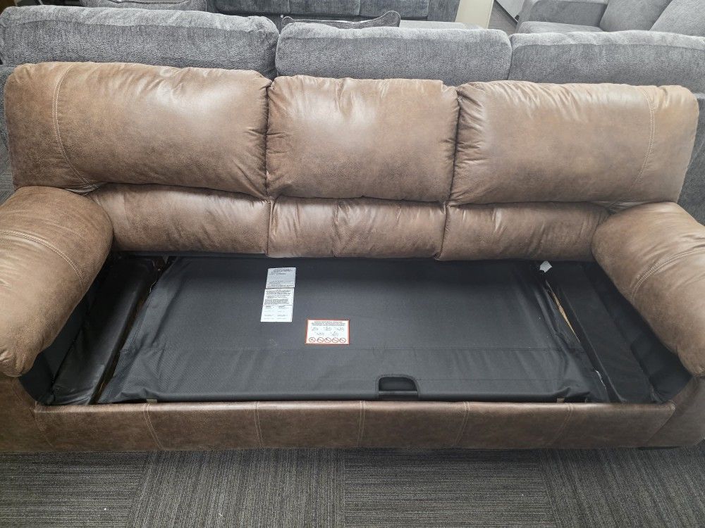 Light Brown Full Sofa Sleeper