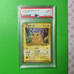 PSA 10 Japanese Pikachu Classic Collection 