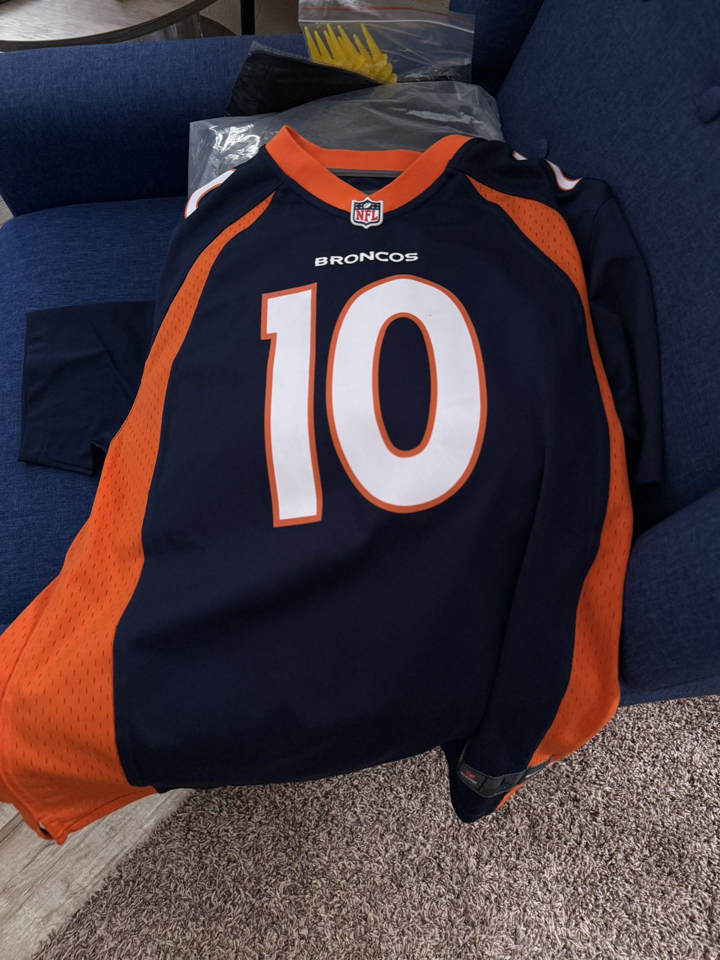 Denver Broncos -#10 Jerry Jeudy Jersey Youth