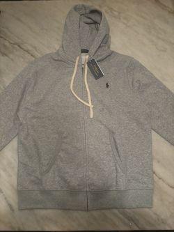 Gray Polo Zip Up Jacket