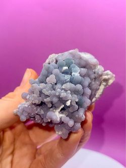 Natural Purple Grape Agate Mineral Specimen