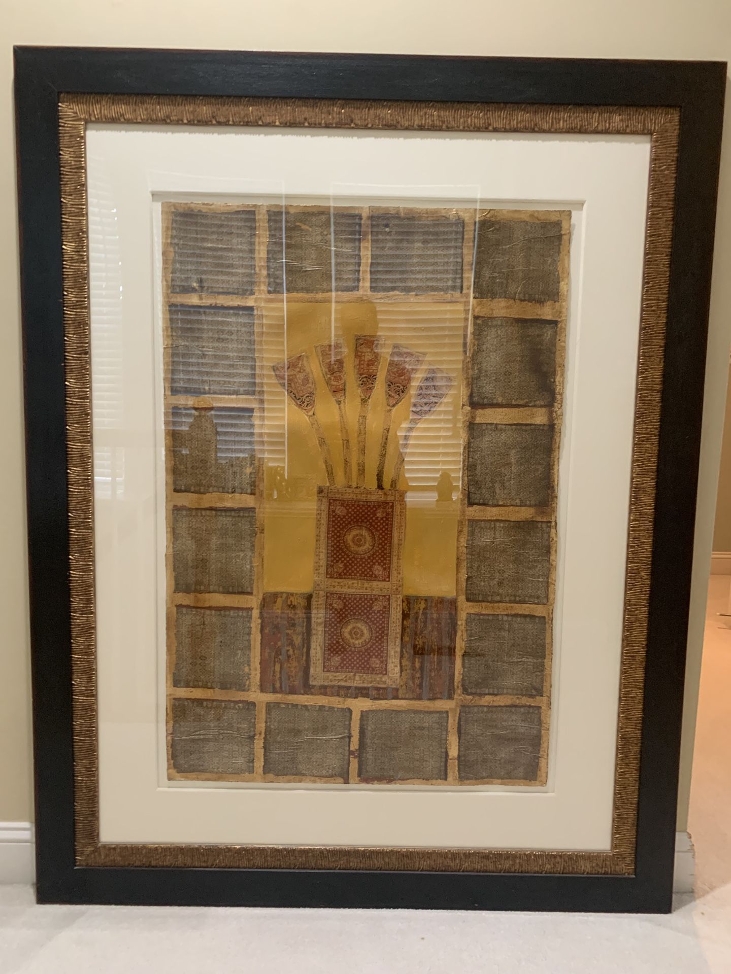 Large original framed artwork