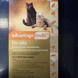 Advantage Multi for small cats - 6 doses - 2/26 exp - Sealed