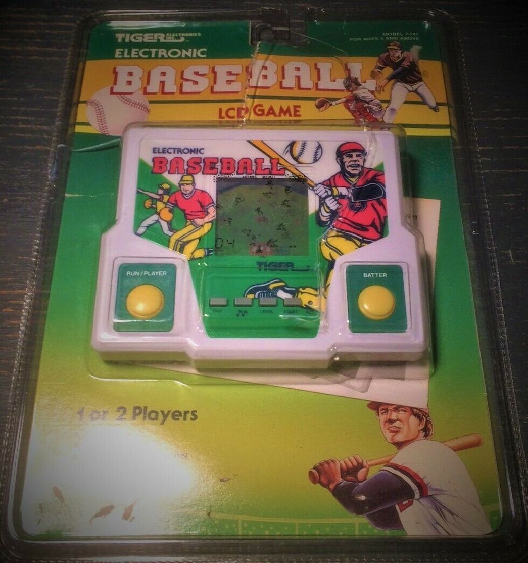 Tiger Electronic Baseball - Vintage Handheld Game Opened But With Package..Clean