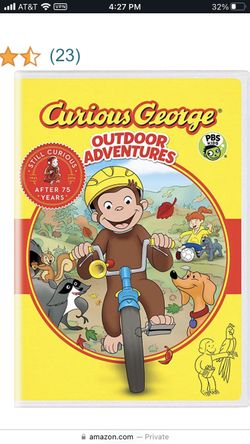 *New Curious George Outdoor Adventures DVD