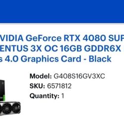 4080 SUPER GRAPHICS CARD