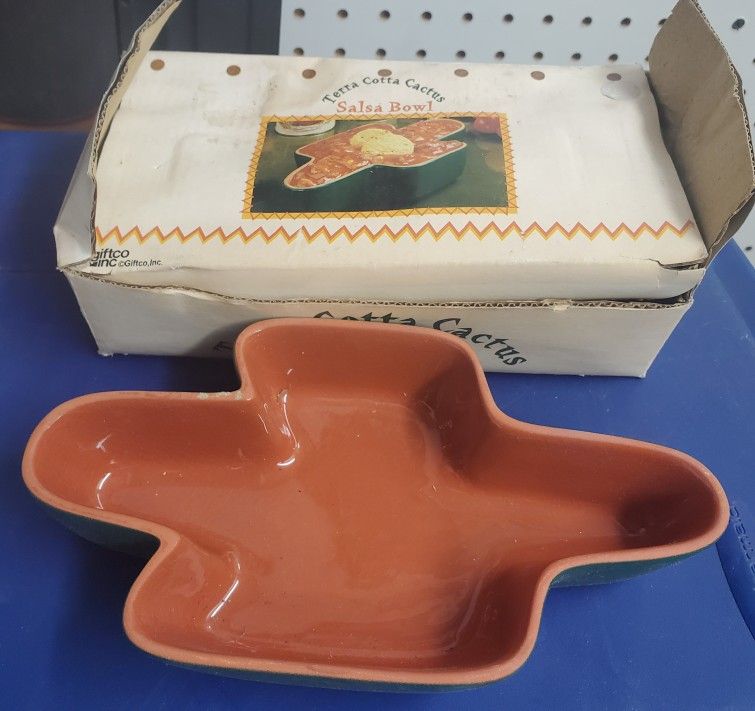 Terra Cotta Cactus Dip Tray