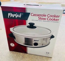 Parini Casserole Cooker Slow Cooker