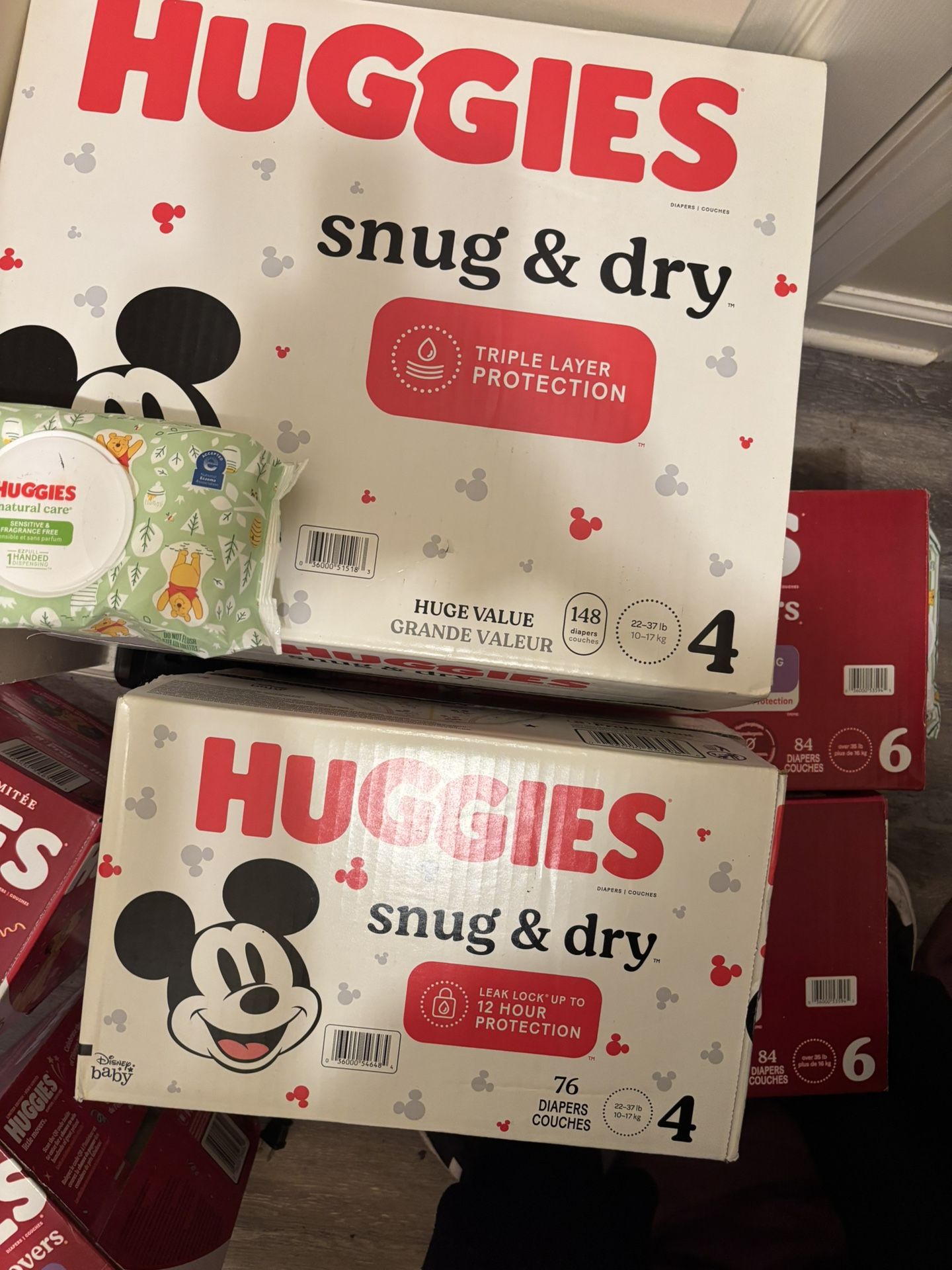 HUGGIES DIAPERS