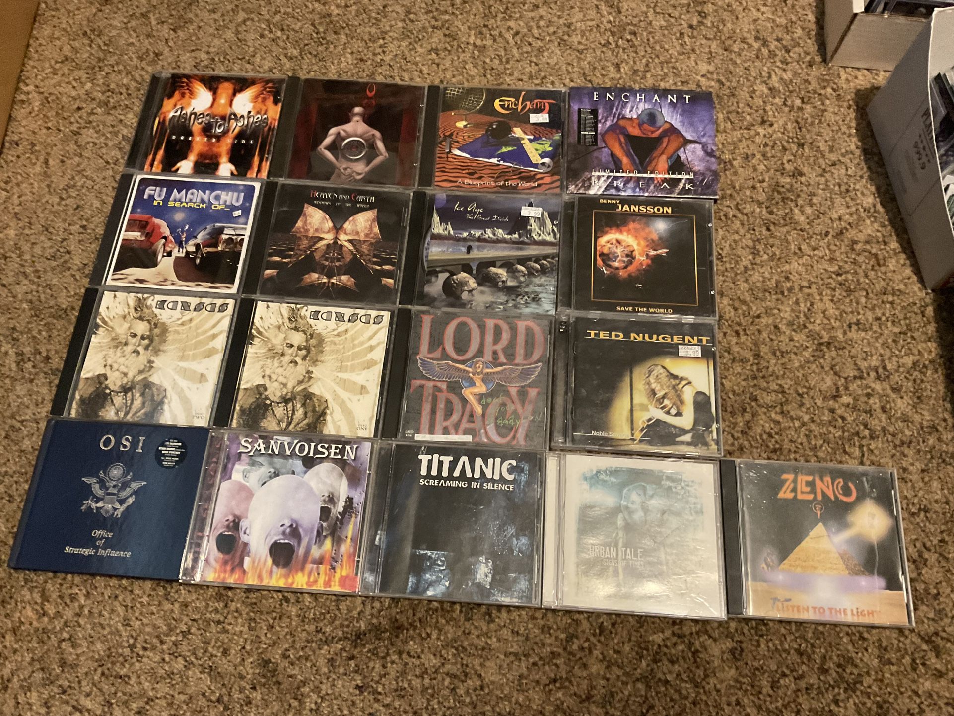 17 Heavy Metal & Hard Rock Music CDs (power & Prog Metal, Prog Hard ...