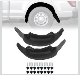 Pair Rear Wheel Well Liners For Ford F150 Black from 2018-------2025