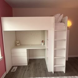 Loft Bed With Desk - IKEA