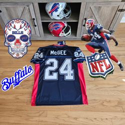 Vintage NFL Reebok Buffalo Bills Terrance McGee #24 Authentic Home Jersey XL New