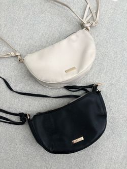 black & white crossbody bags