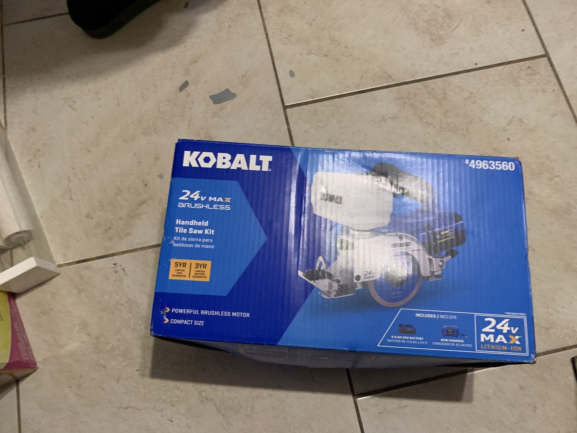 Kobalt Handheld Cordless Tile Saw