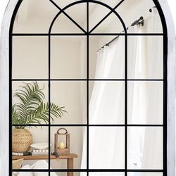 Brand New 30x48 Arched Farmhouse Window Mirror