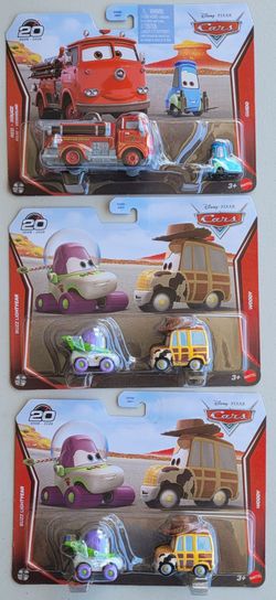 Disney Pixar Cars Mattel 2-Packs: Red & Guido, Buzz Lightyear & Woody $15 each