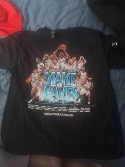 2 Clippers (XL) Shirts From Playoff Game Clips Vs Warriors