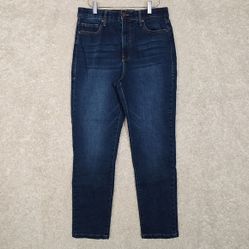 LuLaRoe Jeans Womens 30 Blue Straight Leg Stretch Comfort Magic Waist 