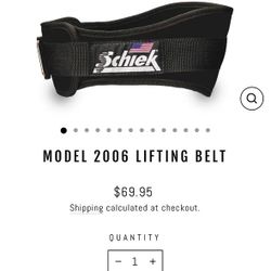 Schiek Lifting Belt 2006 Medium