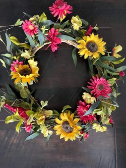 Sunflower Wreath