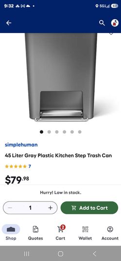 Step trash can