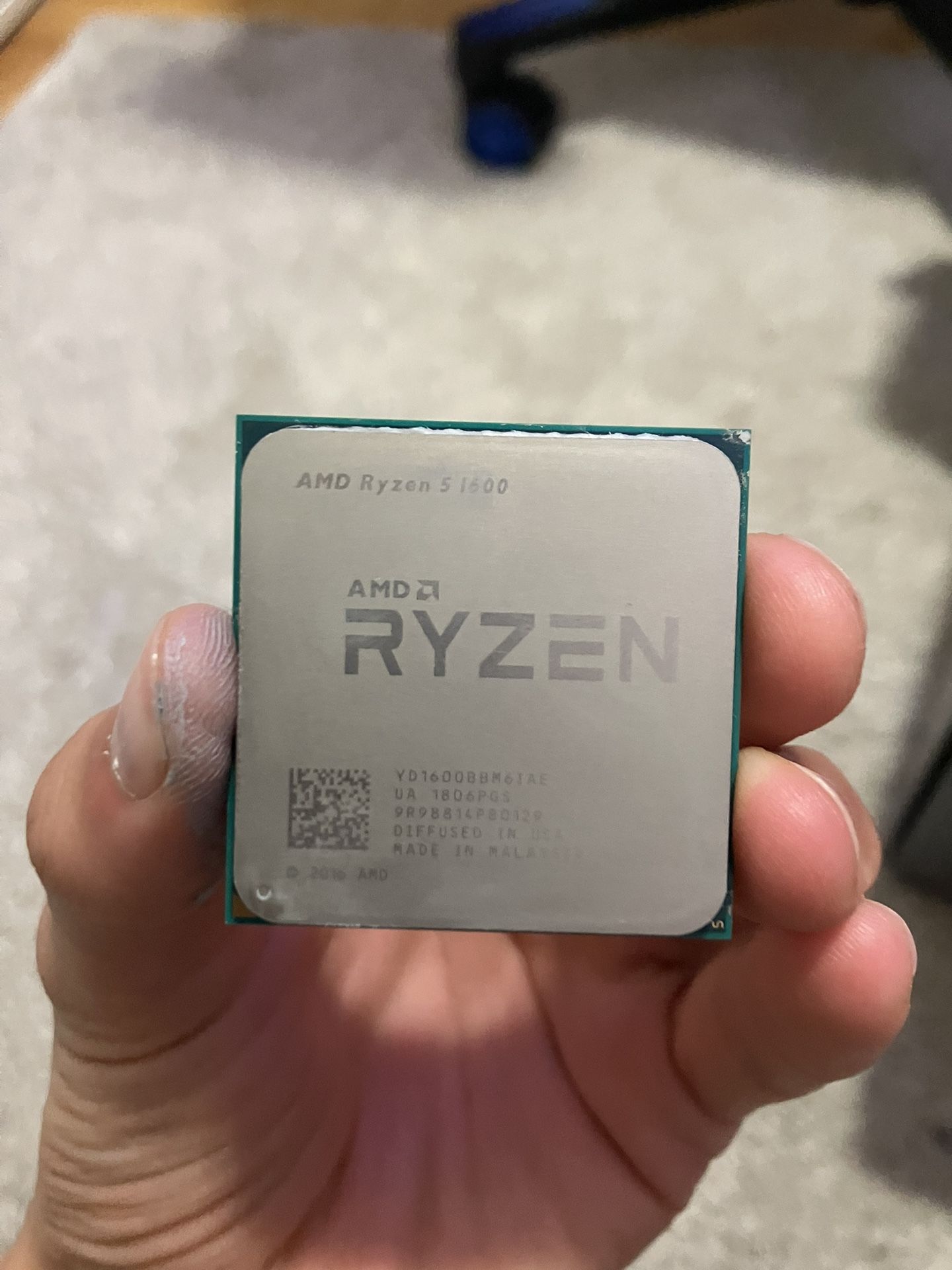 CPU AMD RYZEN series 5 1600