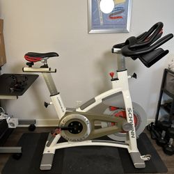 Schwinn AC Performance Carbon Blue Spin Bike With Console