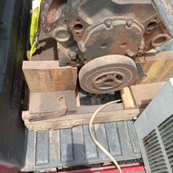 Chevrolet 350 Block And Torque Converter 