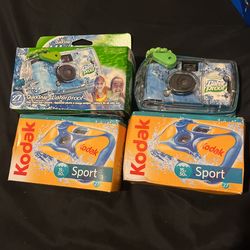 Kodak And Quicksnap Camera