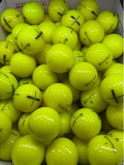Taylormade distance yellow golf balls $10 for 15 balls