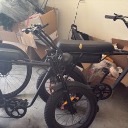 2 Electric Bikes