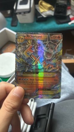 M Charizard EX Full Art Holo Pokémon Card
