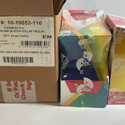 POKEMON MEGA EVOLUTION 2 SEALED Dollar Tree Displays 24 Checklane Blister Packs!