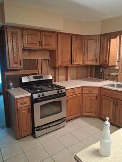 Kitchen cabinets, solid Oak