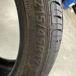 New tires 215/45 R17