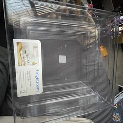 Stackable 3 drawer slide out bin