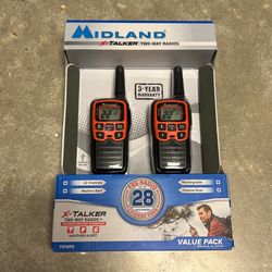 Midland Walkie Talkie Talker Two Way Radios Value Pack
