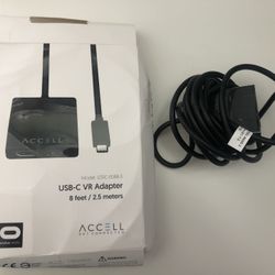 Oculus Accell USB-C VR Adapter 8 Feet/2.5 Meters Model: J231C-008B-3 