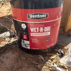 Unopened Gardner Roof Tar For Leaks 