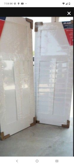 32x80 slab only interior door solid core 3 panels,2 available now