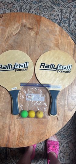 Rallyball Parkside Paddle and Ball Set